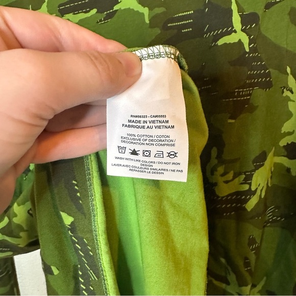 Nike Oregon Ducks Camo Mens 2XL Military Appreciation Cotton Shirt Long Sleeve - Picture 6 of 6